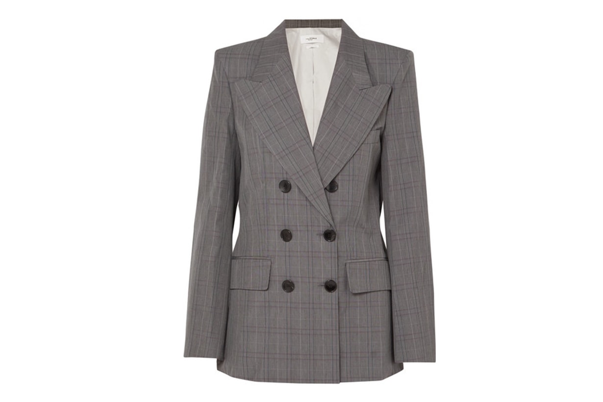 Isabel Marant Étoile Iliane Checked Cotton-Blend Blazer