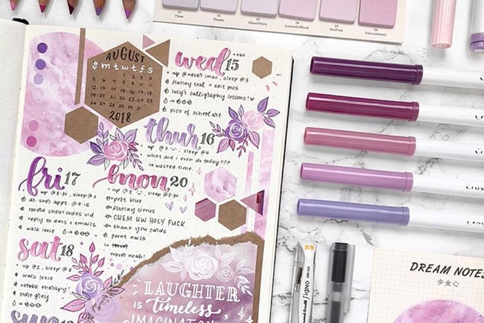 讓人心動的「手帳藝術家」!把記事變成治癒的時刻