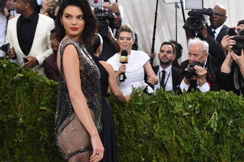 Kendall Jenner Red Carpet Sheer Gown