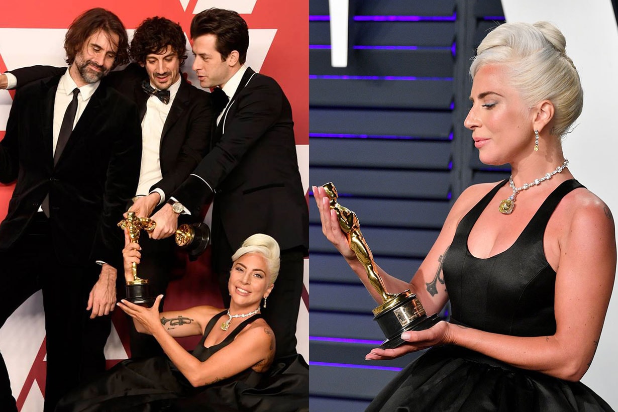 Lady Gaga Oscar winning reaction