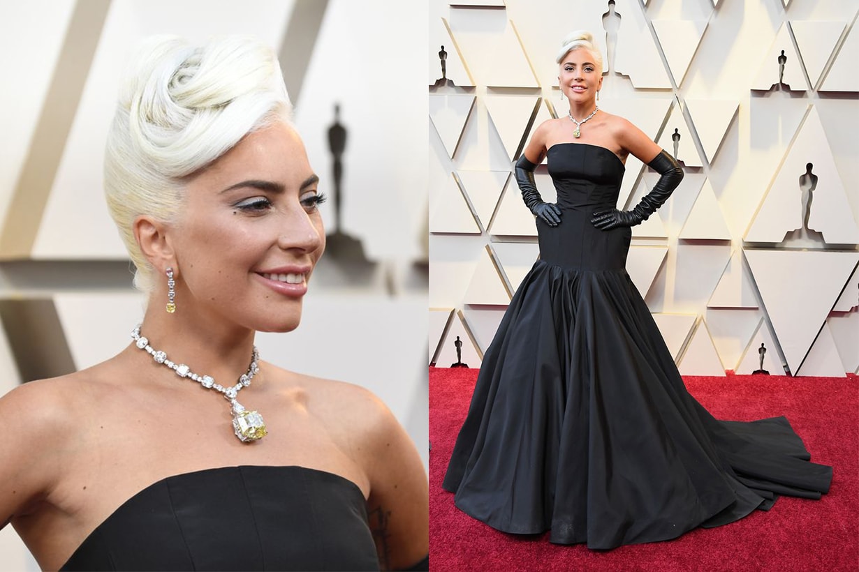 Lady Gaga Oscar Red Carpet 2019 Tiffany & Co. Necklace 