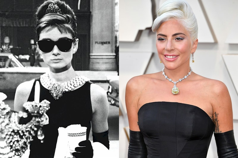 Lady Gaga Tiffany Diamond Necklace Audrey Hepburn