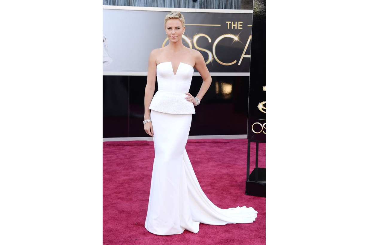 Charlize Theron Dior dress