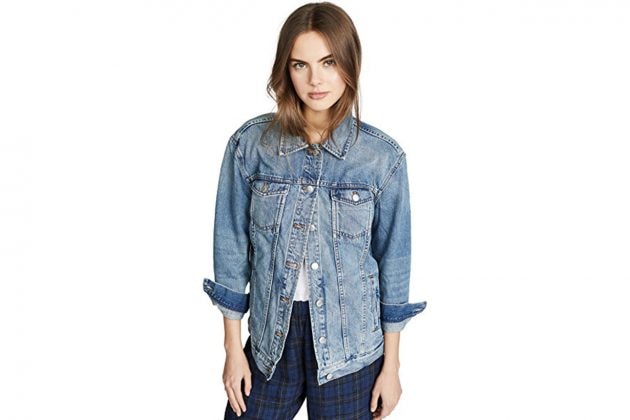 oversized denim jacket