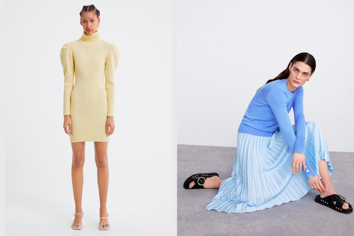 zara 2019 spring trends new in color natural neon pastel