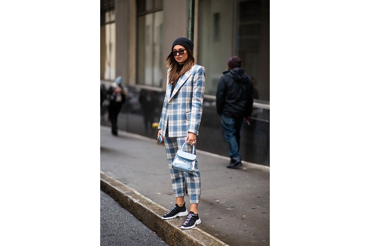 Plaid Street style 2019 fashion week