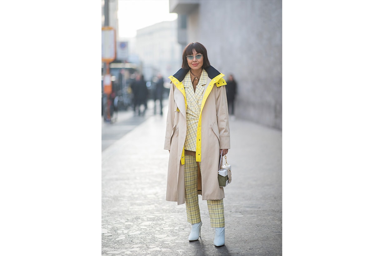 Plaid Street style 2019 fashion week