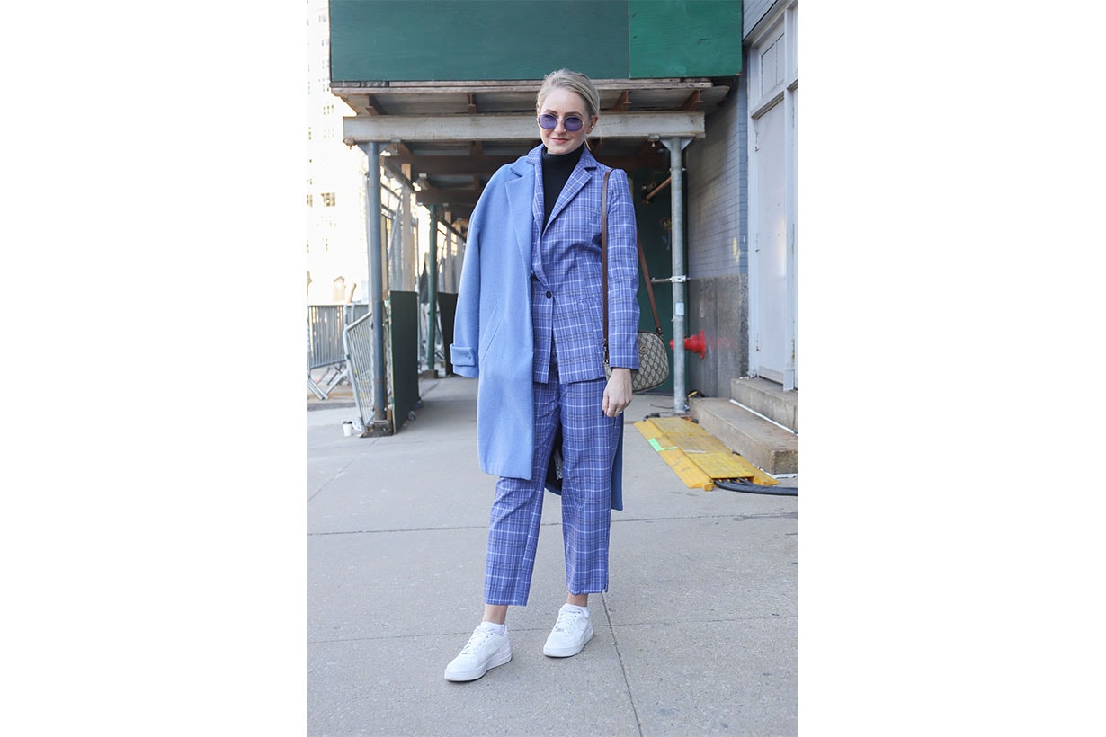 Plaid Street style 2019 fashion week