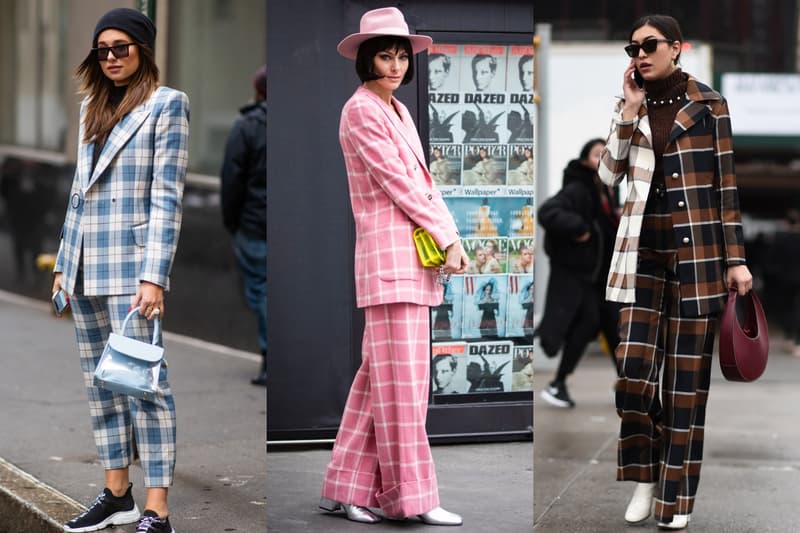 Plaid Street style 2019 fashion week