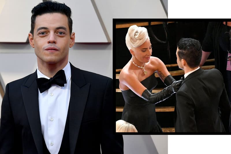 Lady gaga fixed Rami Malek tie oscar 2019