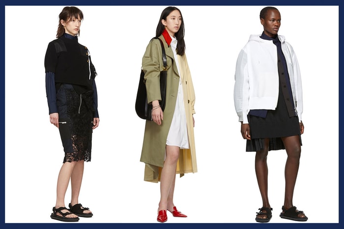 Sacai 拼接技巧極具挑戰性,將女性的知性柔美集於一身!