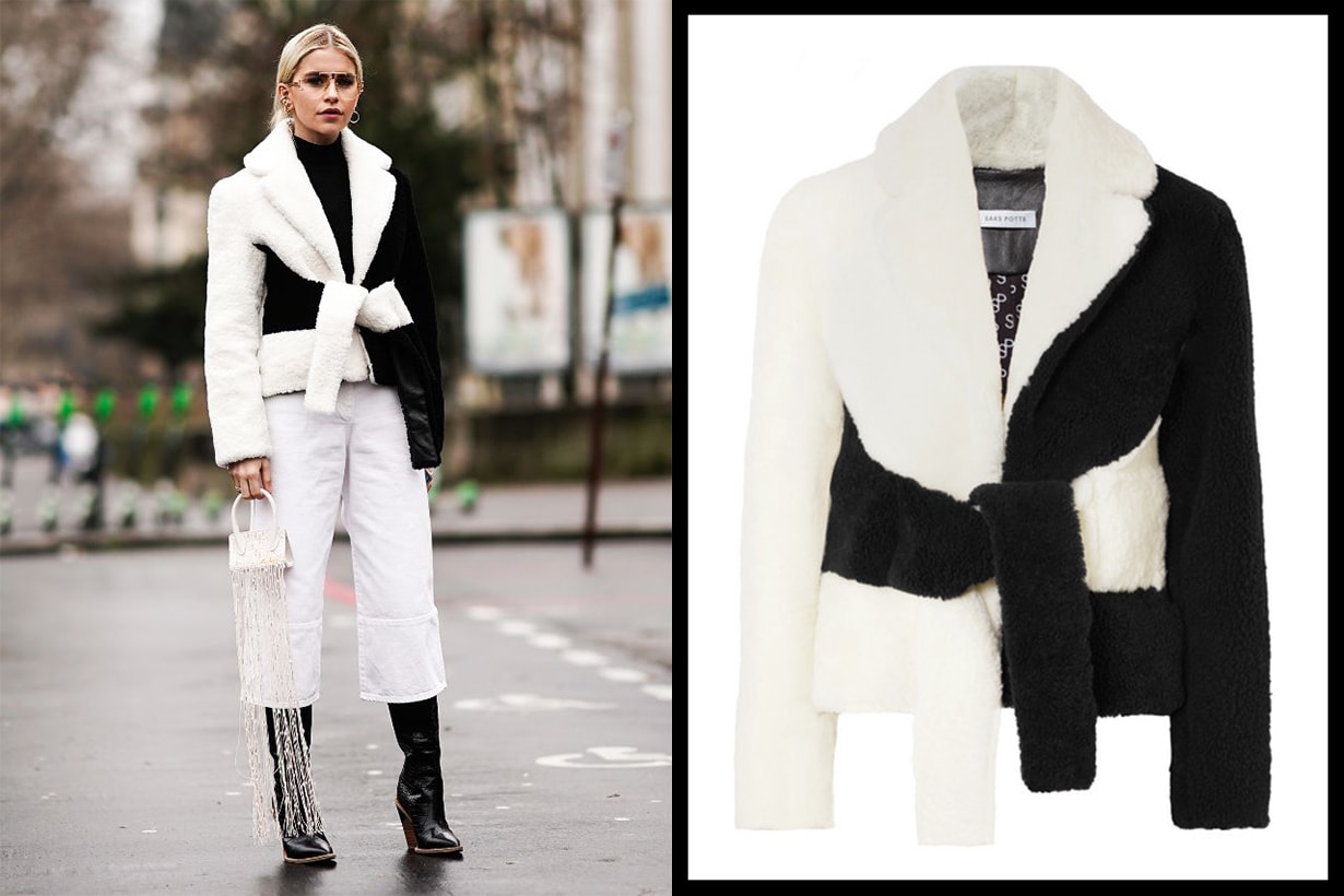 Black and White Jacket Street Style