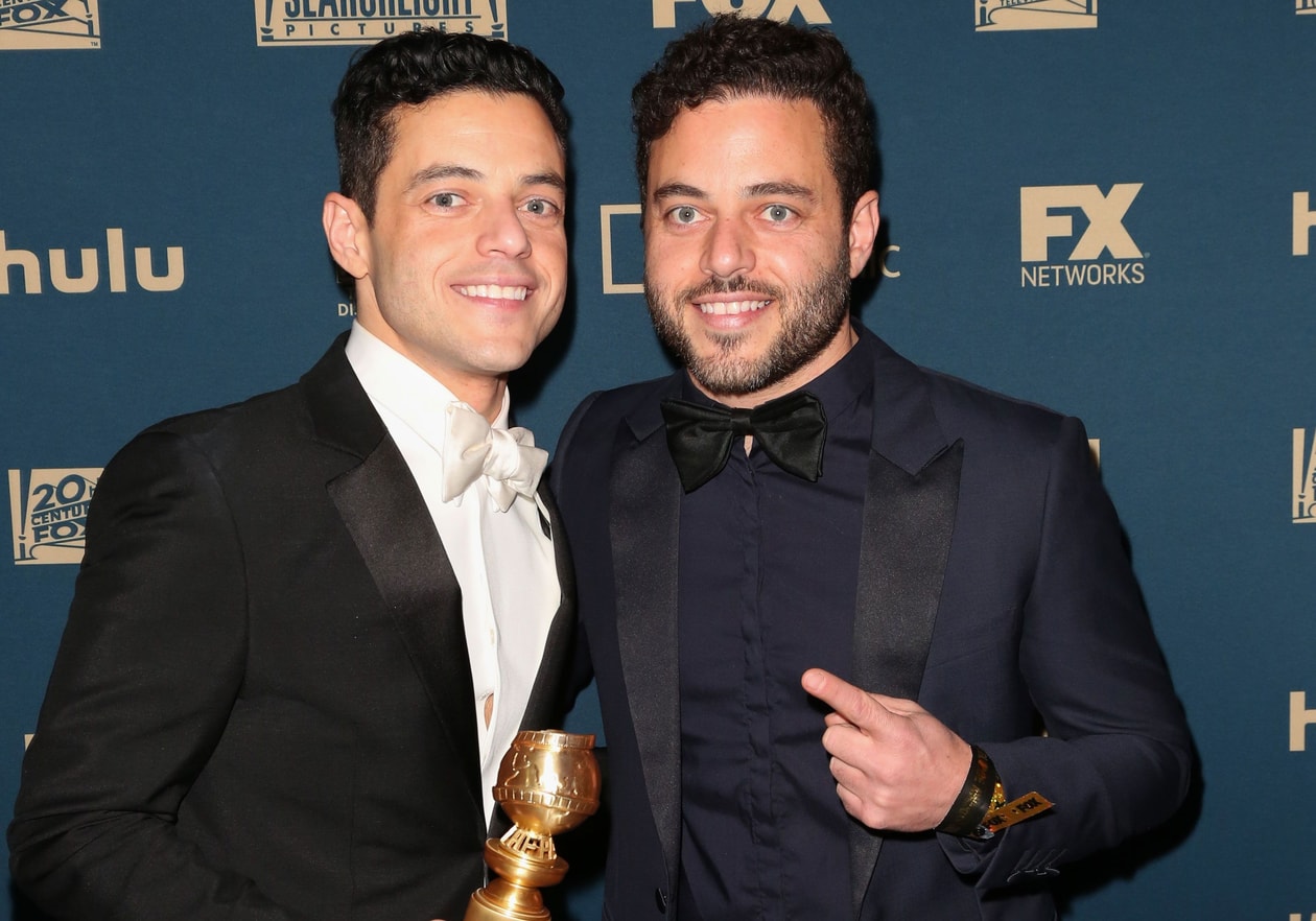 rami malek with sami malek