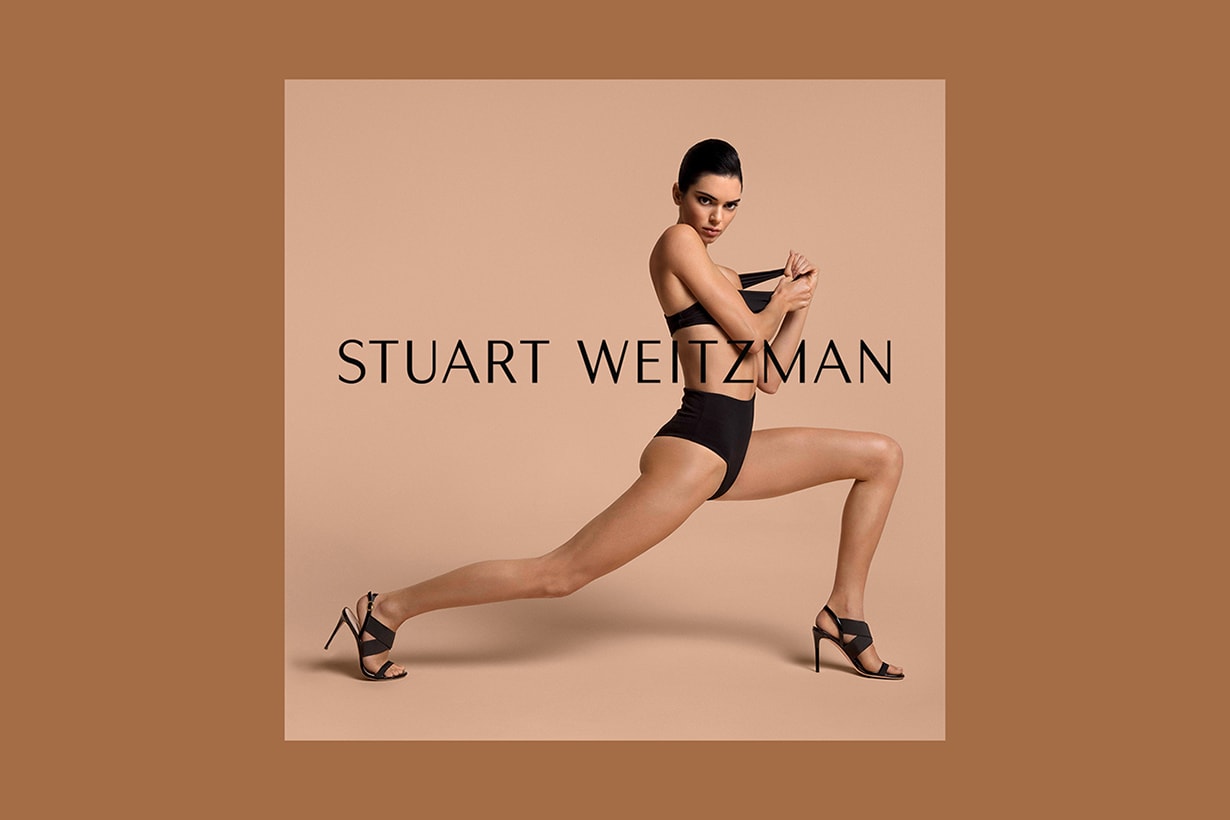 Kendall Jenner apppears on Stuart Weitzman's new campaign
