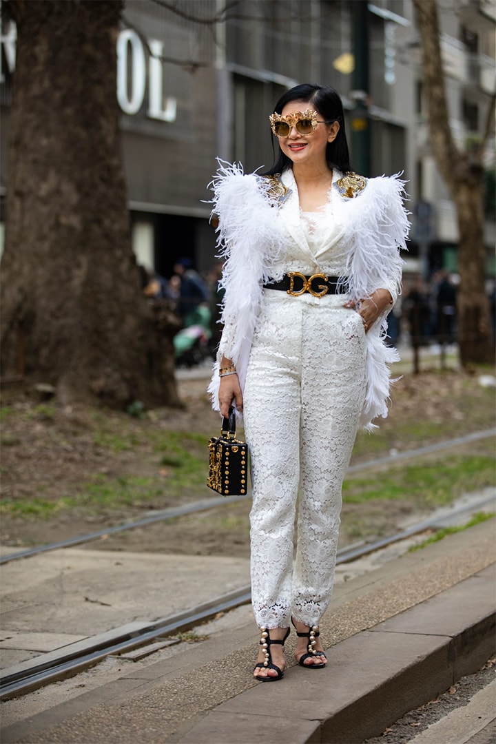 White Outfits Street Style