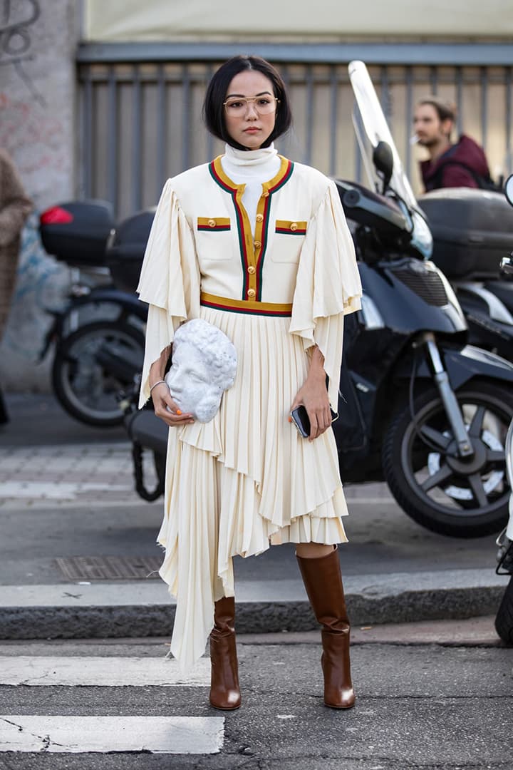 White Dress Outfits Street Style