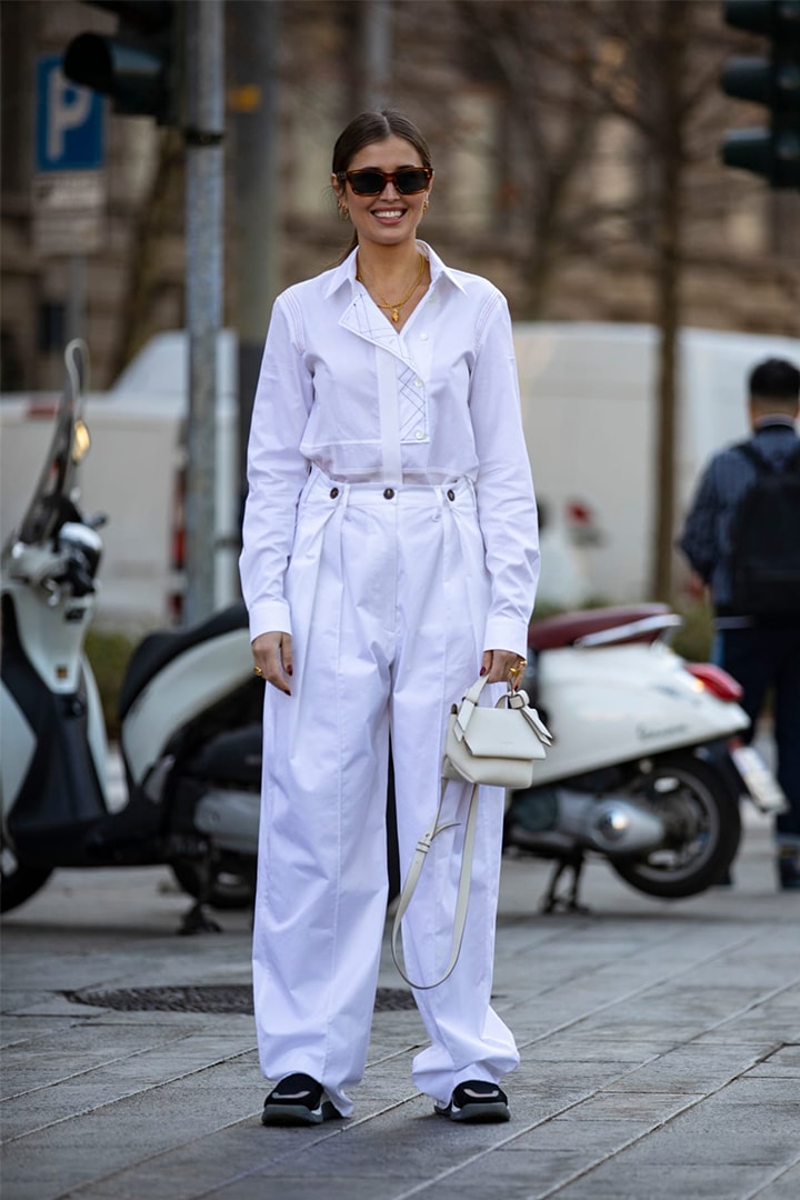 White Jumpsuit Outfits Street Style