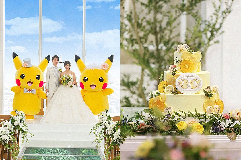 Pokemon escrit Pikachu Theme Wedding Trend Japan