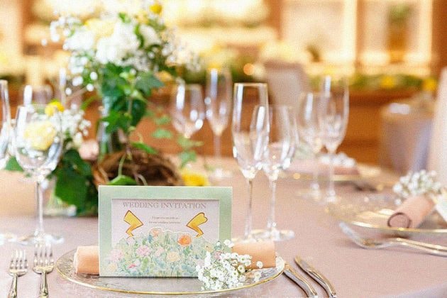 Pokemon escrit Pikachu Theme Wedding Trend Japan