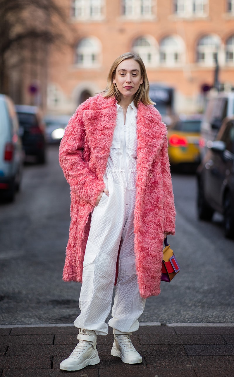 Celebrities Street Snap White Sneakers Style Trend
