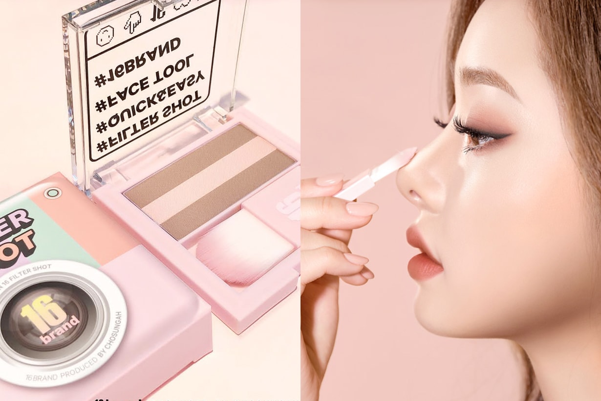 16 brand korean contour highlight makeup new