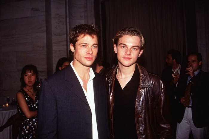 Brad Pitt 與 Leonardo DiCaprio 首次同台飆戲，卻讓網友崩潰：「左邊的大叔是誰？」