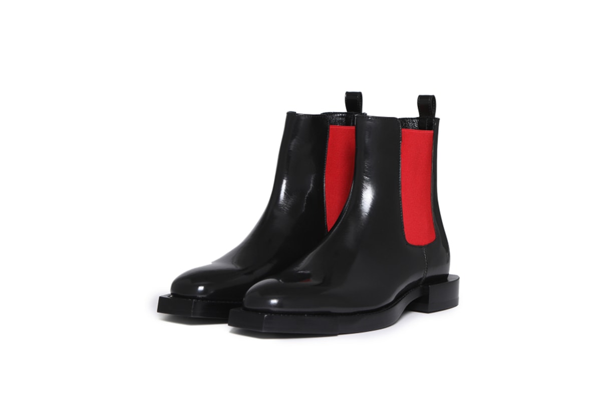 Alexander McQueen Leather Chelsea Boots