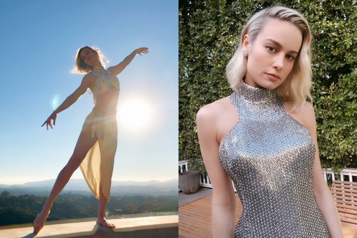 brie larson captain marvel fitness work out