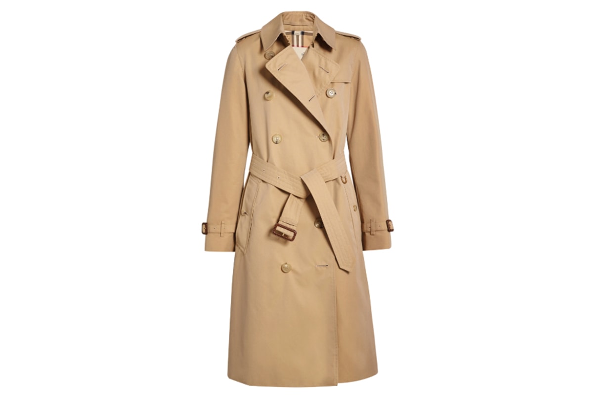 Burberry Kensington Cotton-Gabardine Trench Coat
