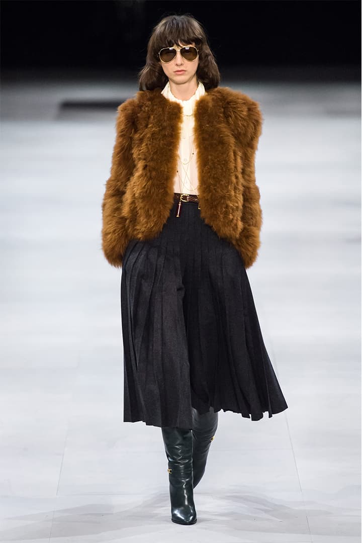 Celine By Hedi Slimane fw2019 runway