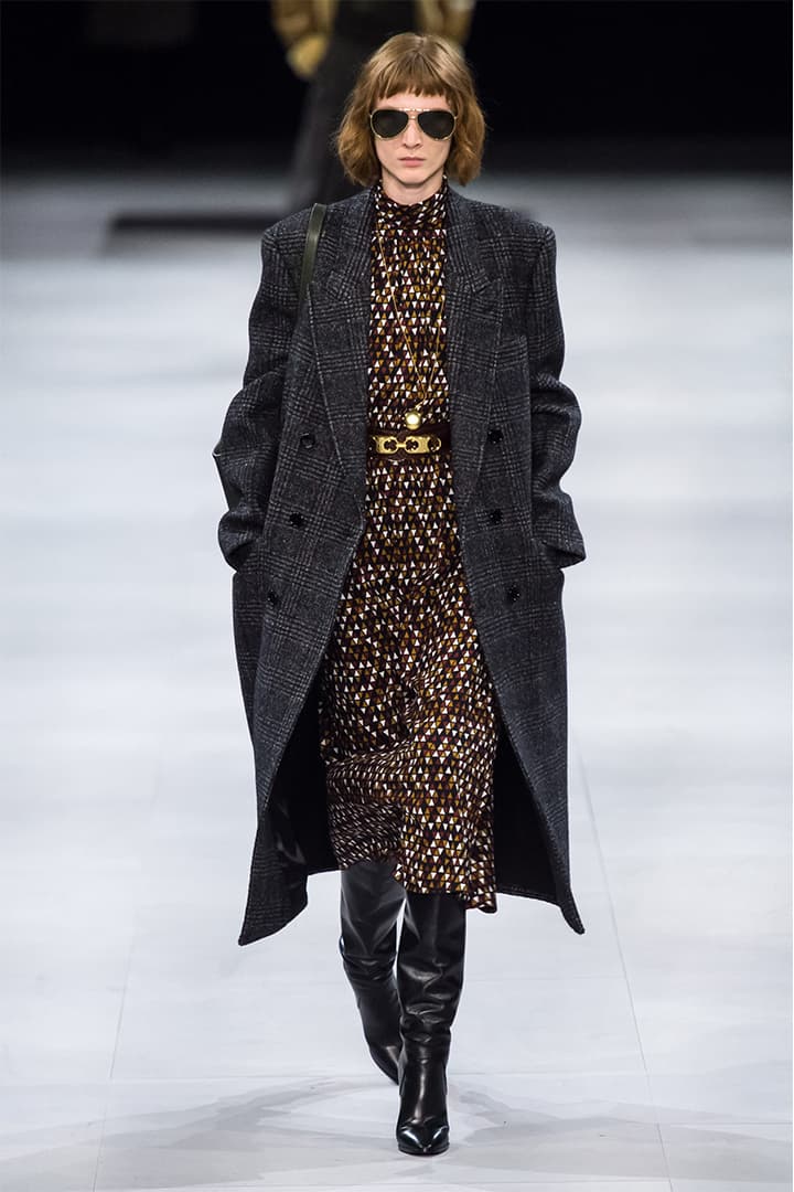 Celine By Hedi Slimane fw2019 runway