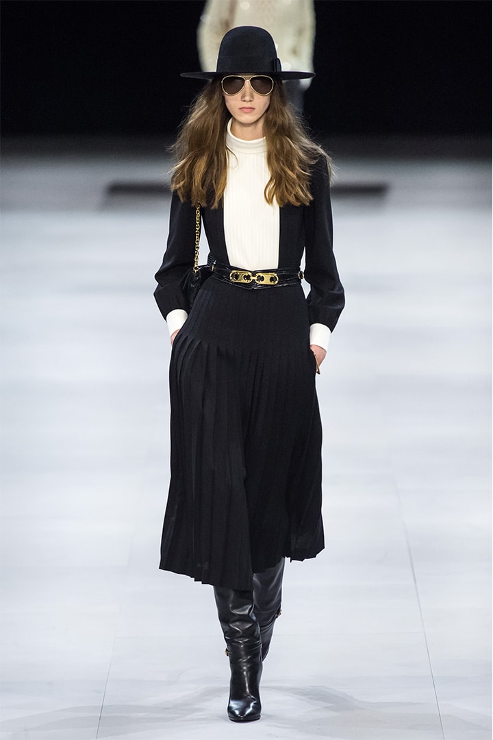 Celine By Hedi Slimane fw2019 runway