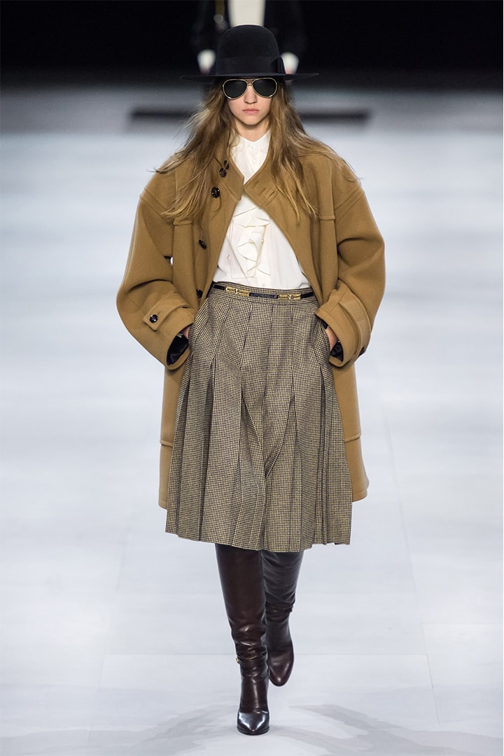 Celine By Hedi Slimane fw2019 runway