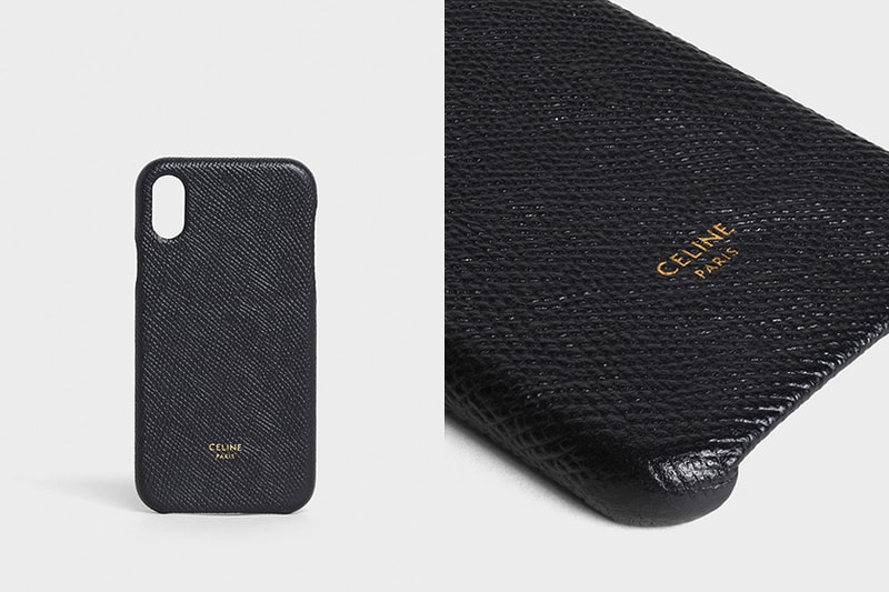 CELINE-IPHONE-X XS CASE BLACK