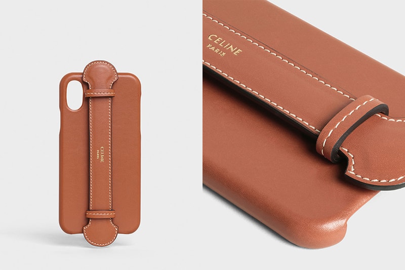 CELINE-IPHONE-X XS CASE BLACK