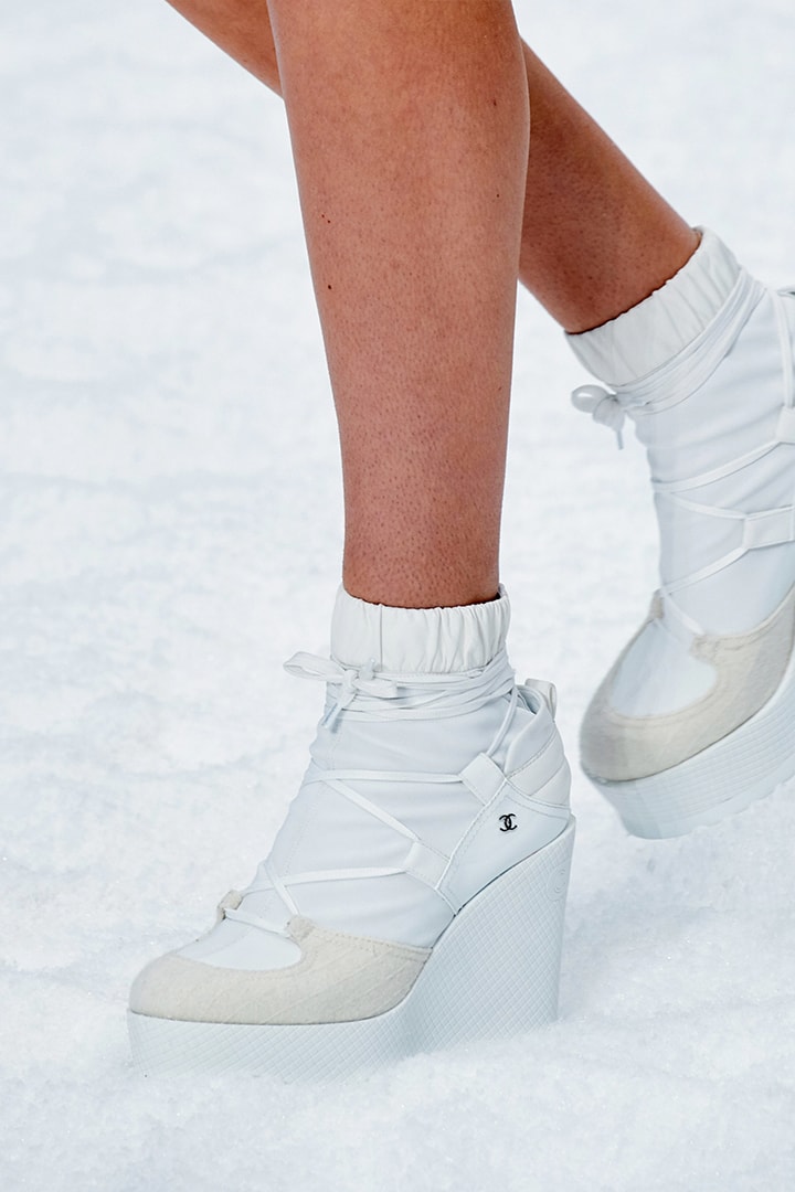 Chanel shoes Karl Lagerfeld Runway Details