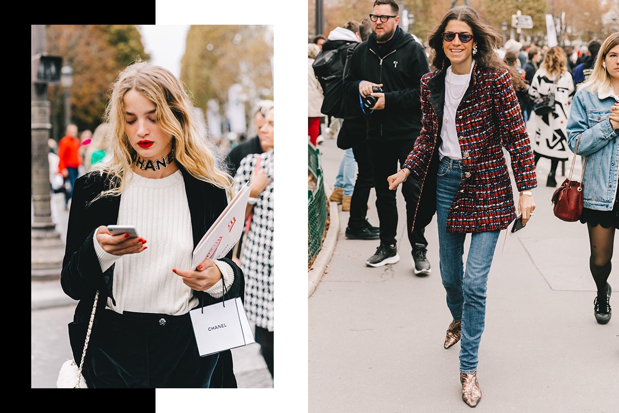 Chanel Tweed Clothing Street Style