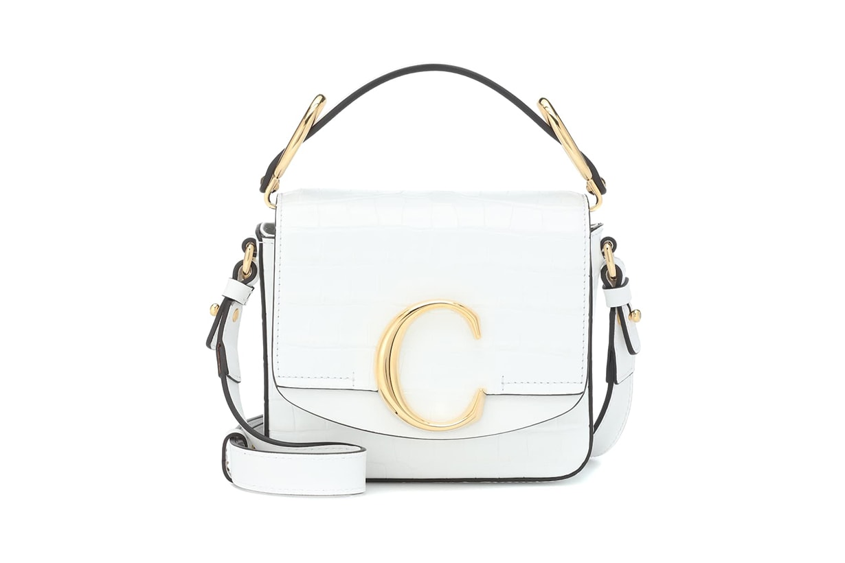 Chloé Chloé C Mini Leather Shoulder Bag