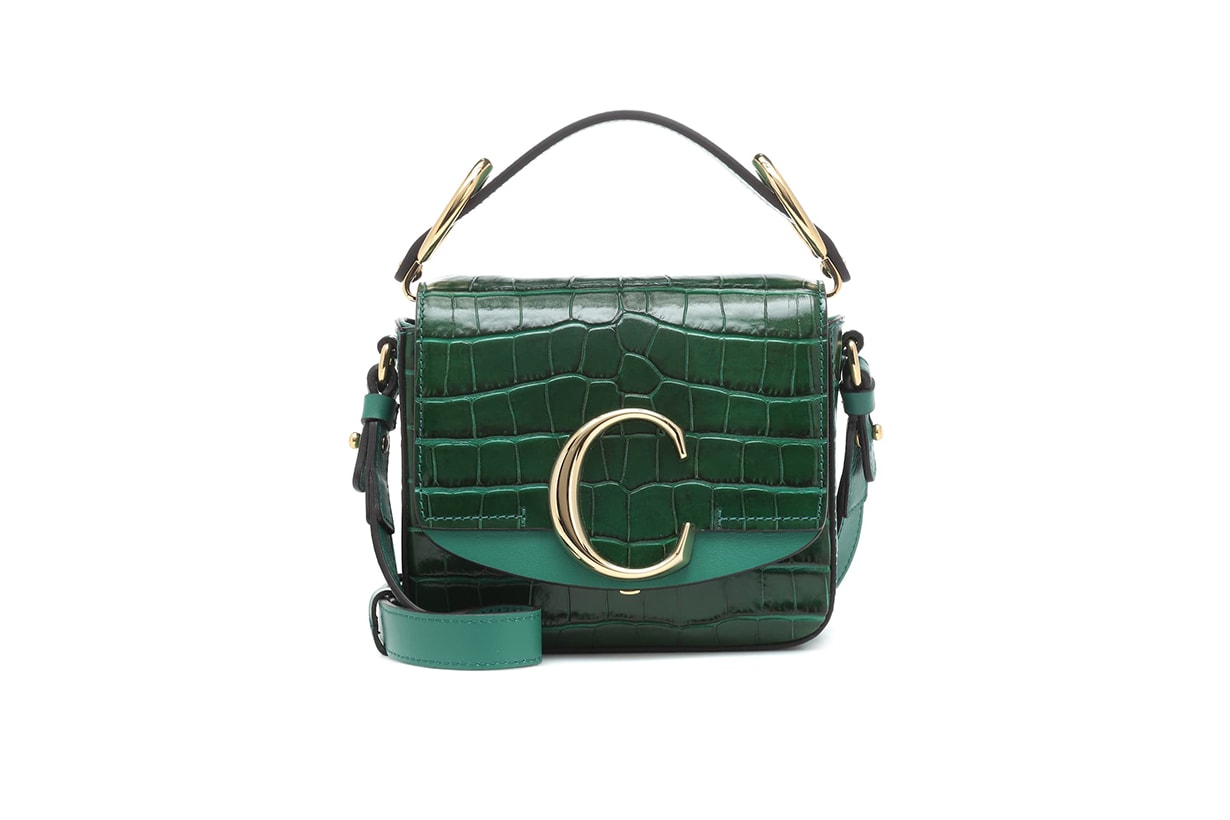 Chloé Chloé C Mini Leather Shoulder Bag