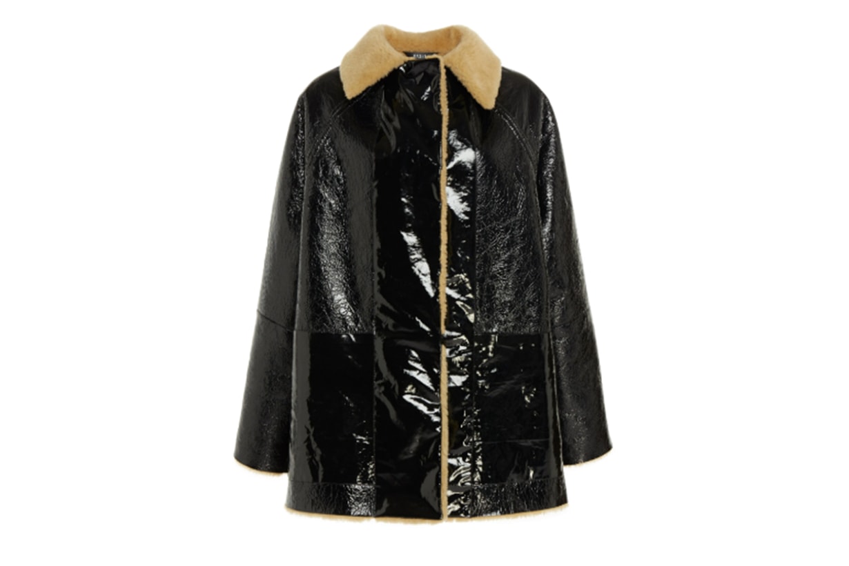 Kassl Reversible Lacquer Shearling Jacket