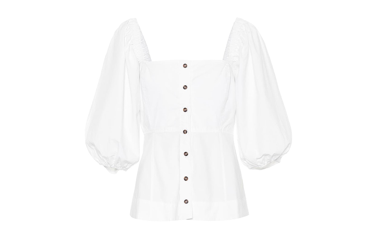 Cotton Poplin Top