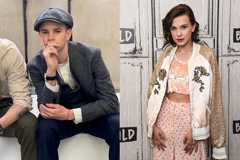 Romeo Beckham is dating with Millie Bobby Brown