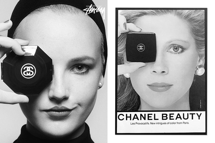 向老佛爺致敬:Stussy 這件限定版 T-Shirt,以經典 Chanel 黑白廣告為靈感!