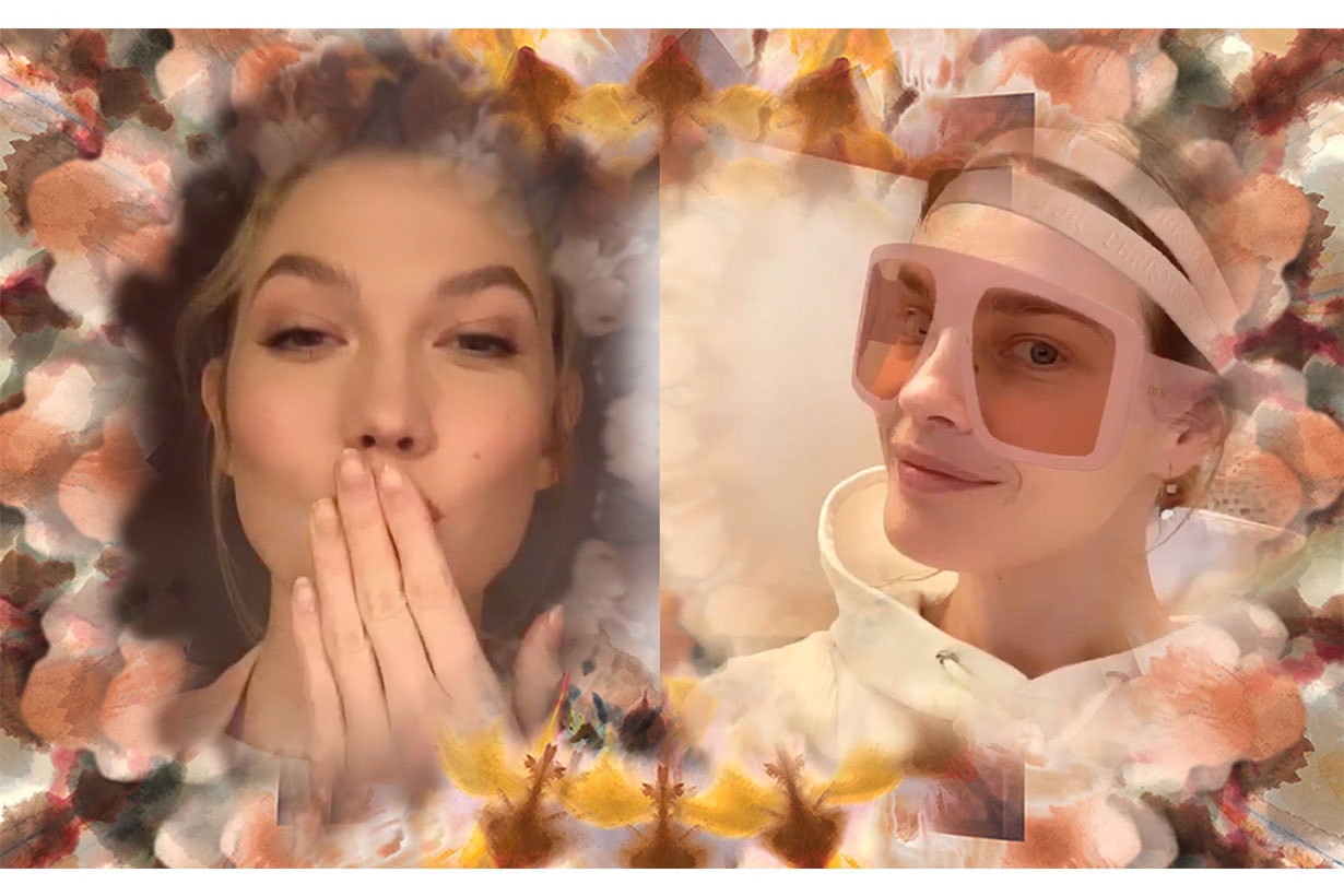 dior-filter-Karlie Kloss Natalia Vodianova