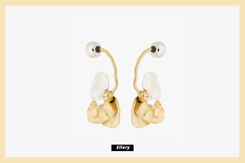 Ellery Gold Collage Earrings