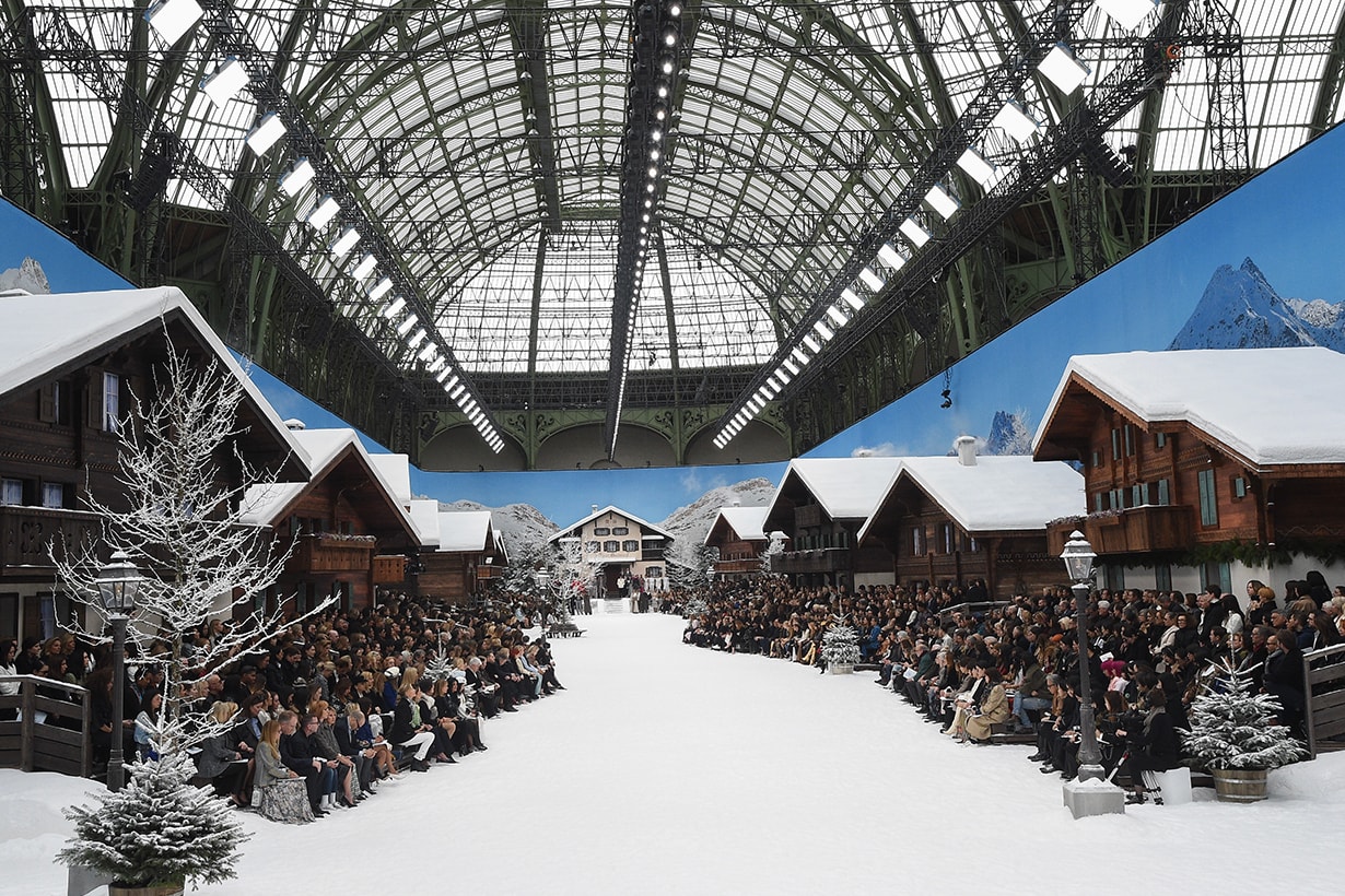 karl lagerfeld final chanel show Paris fashion week model tears