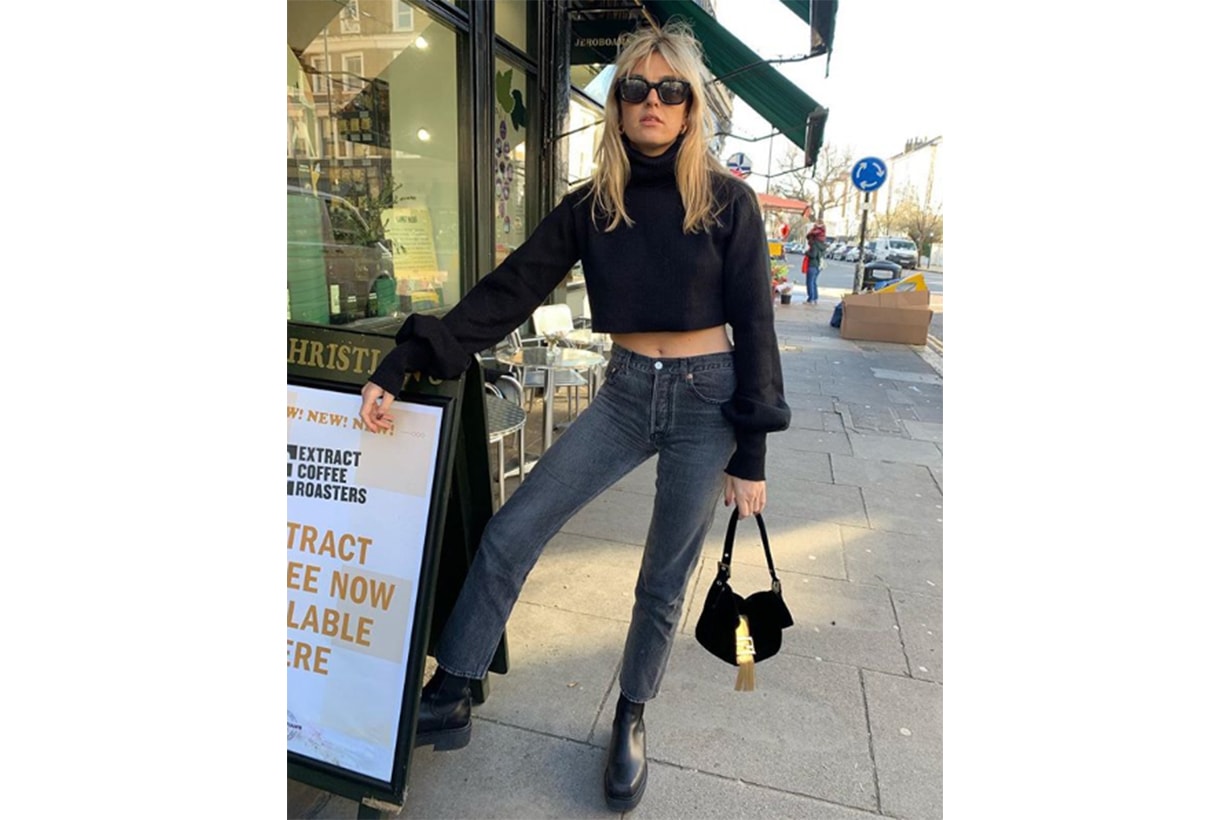 Cropped Top Jeans French Style