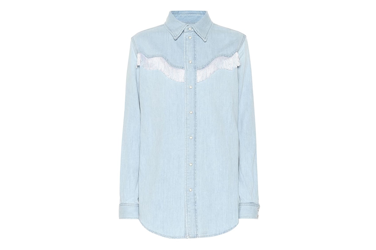 Fringed Denim Shirt