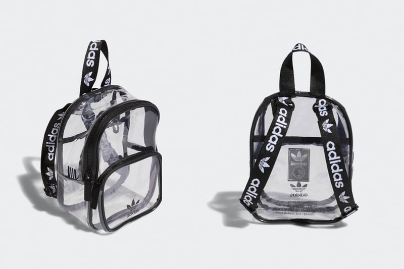 Adidas originals clear mini PVC backpack and waistpack