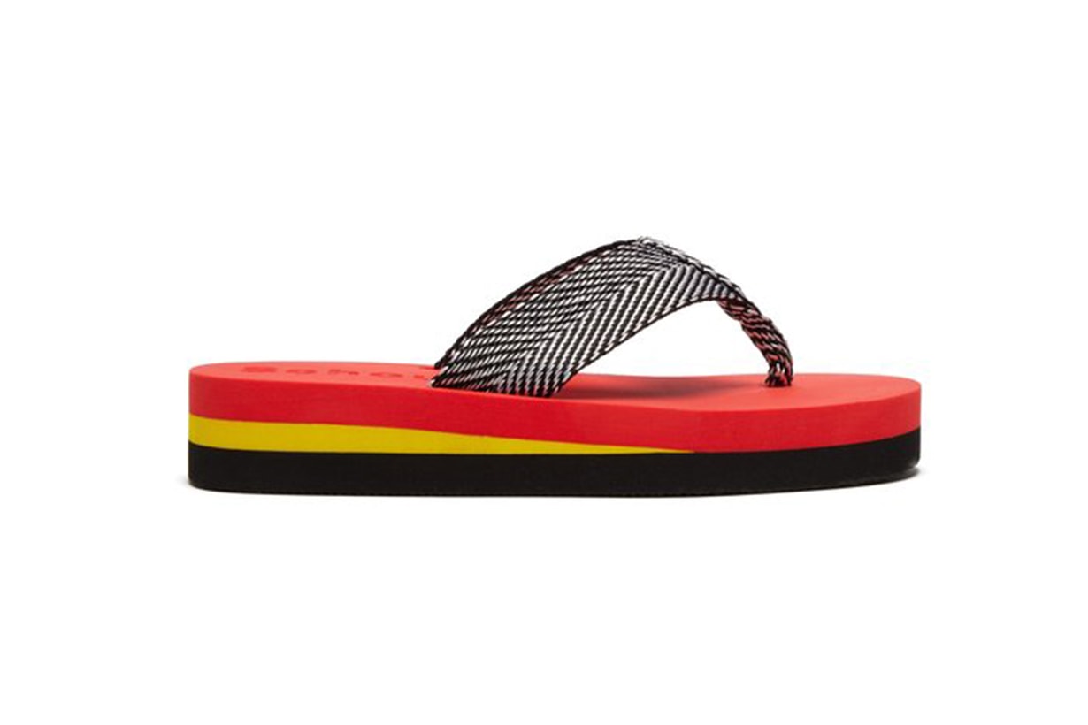 Proenza Schouler Geometric Woven Flip-Flops